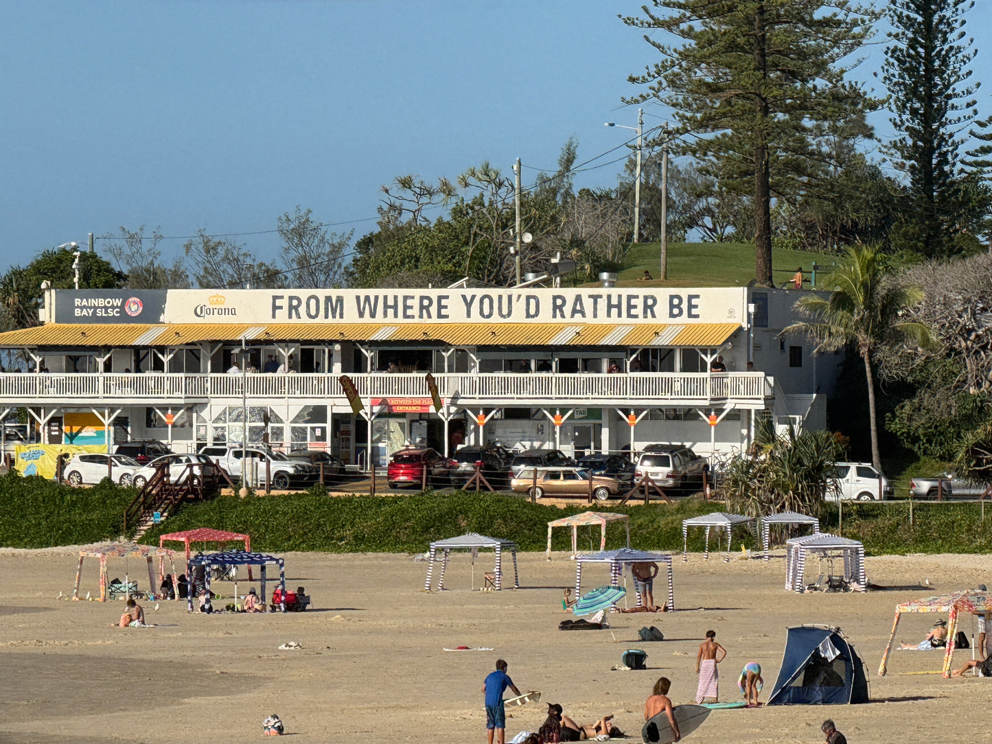 Mens- Rainbow Bay Surf Club - "From where it should be."