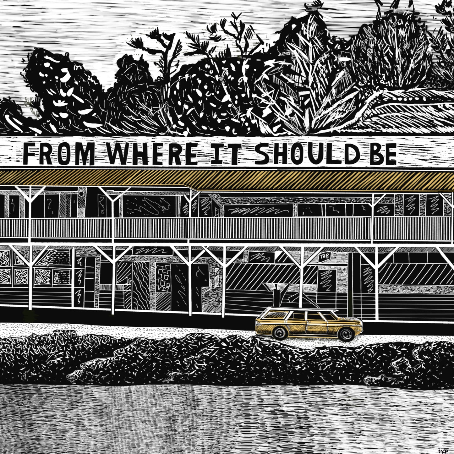 Mens- Rainbow Bay Surf Club - "From where it should be."