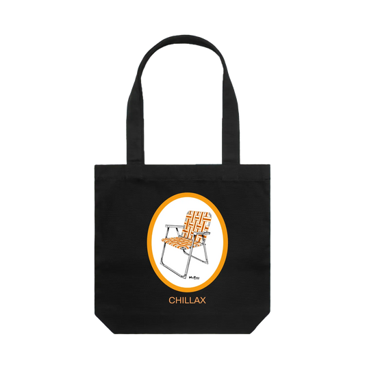 Black front flat lay