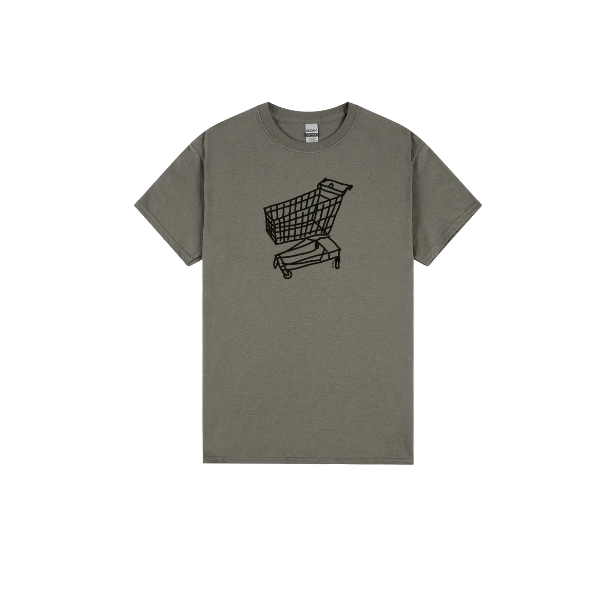 Charcoal front flat lay