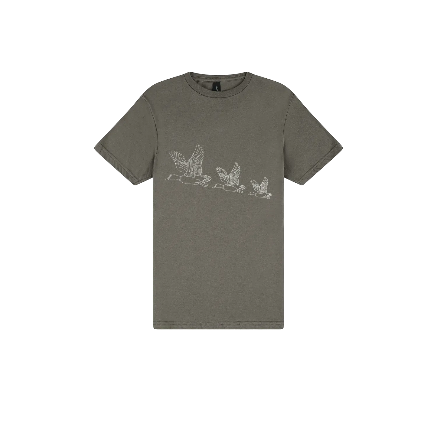 Charcoal front flat lay