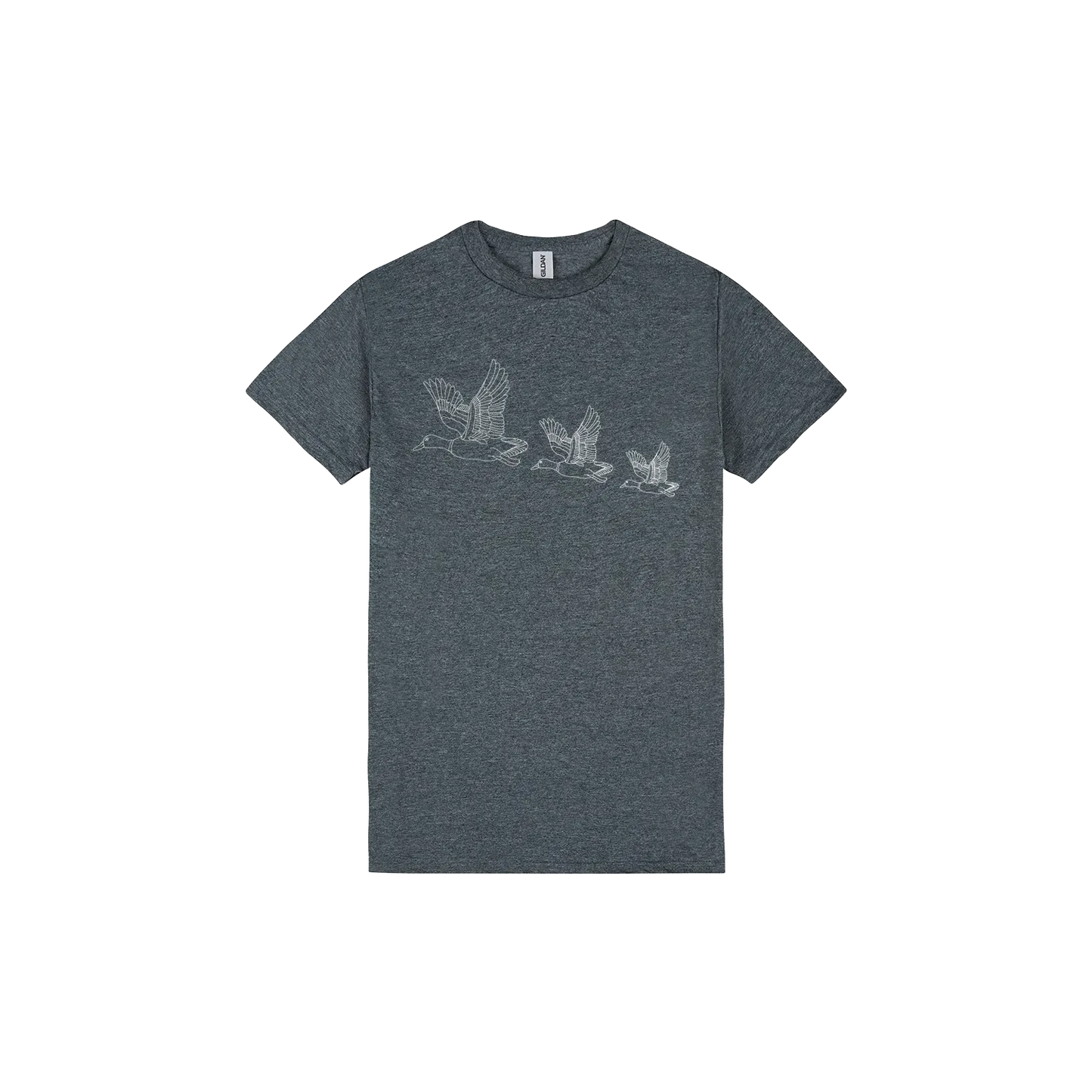 Dark Heather front flat lay