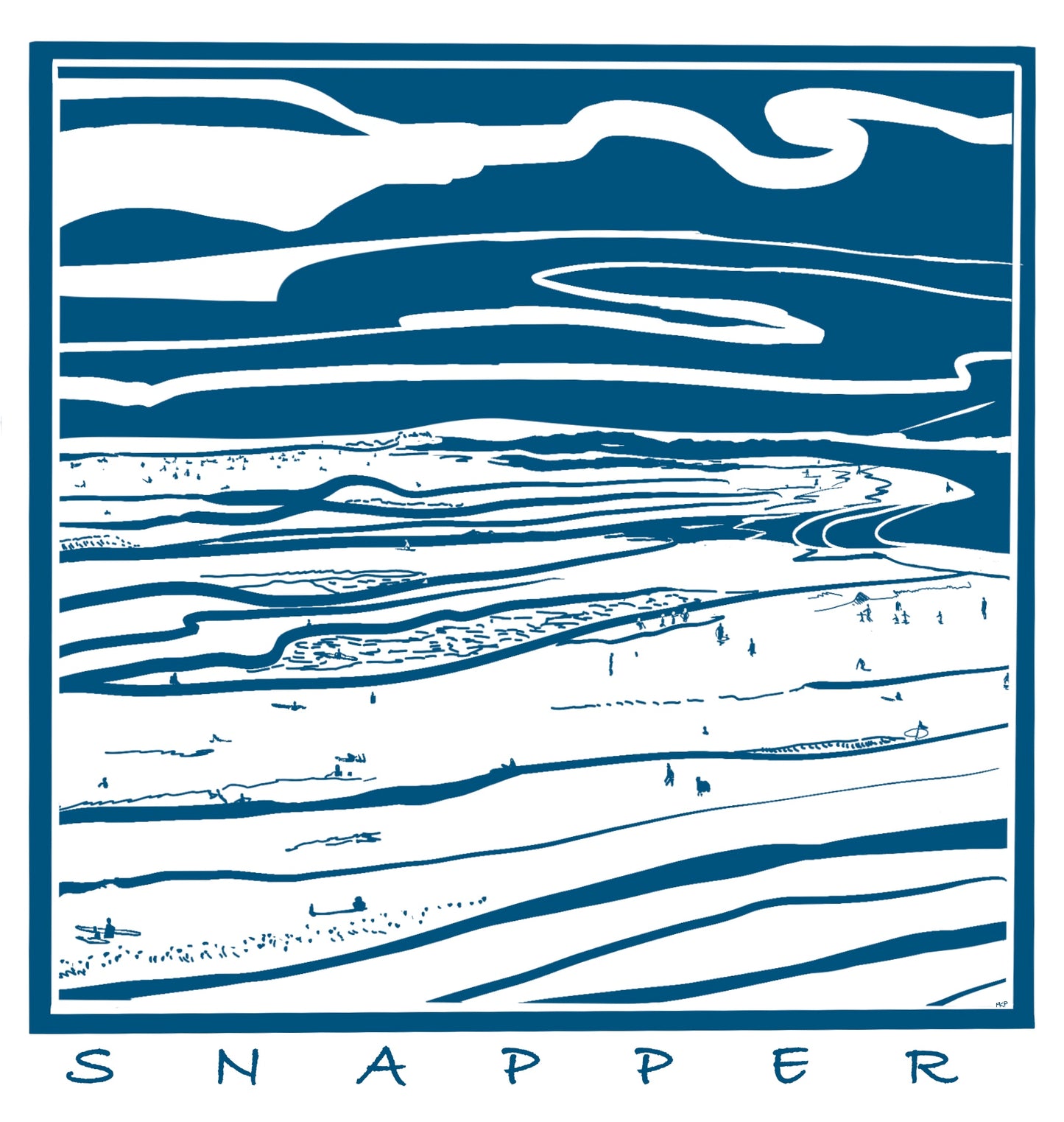 Snapper Rocks - Blue Lines