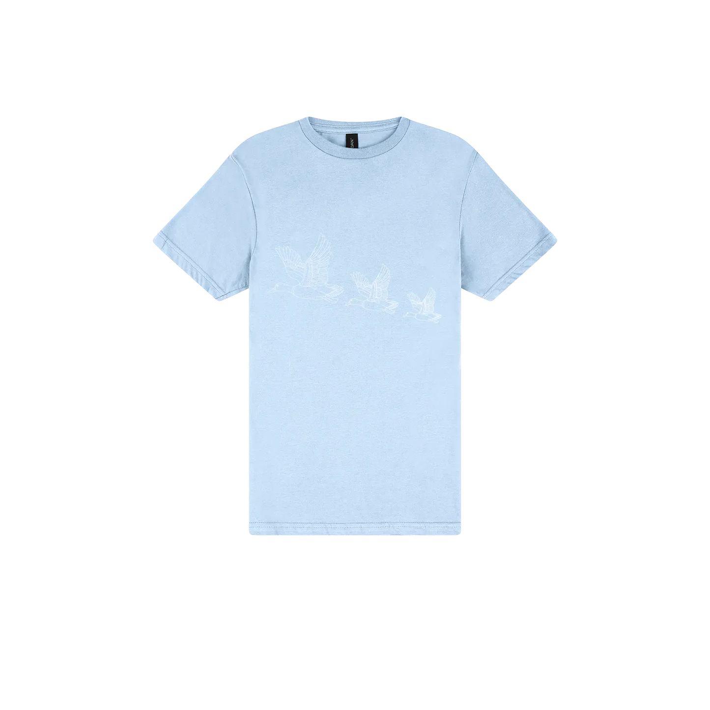 Light Blue front flat lay