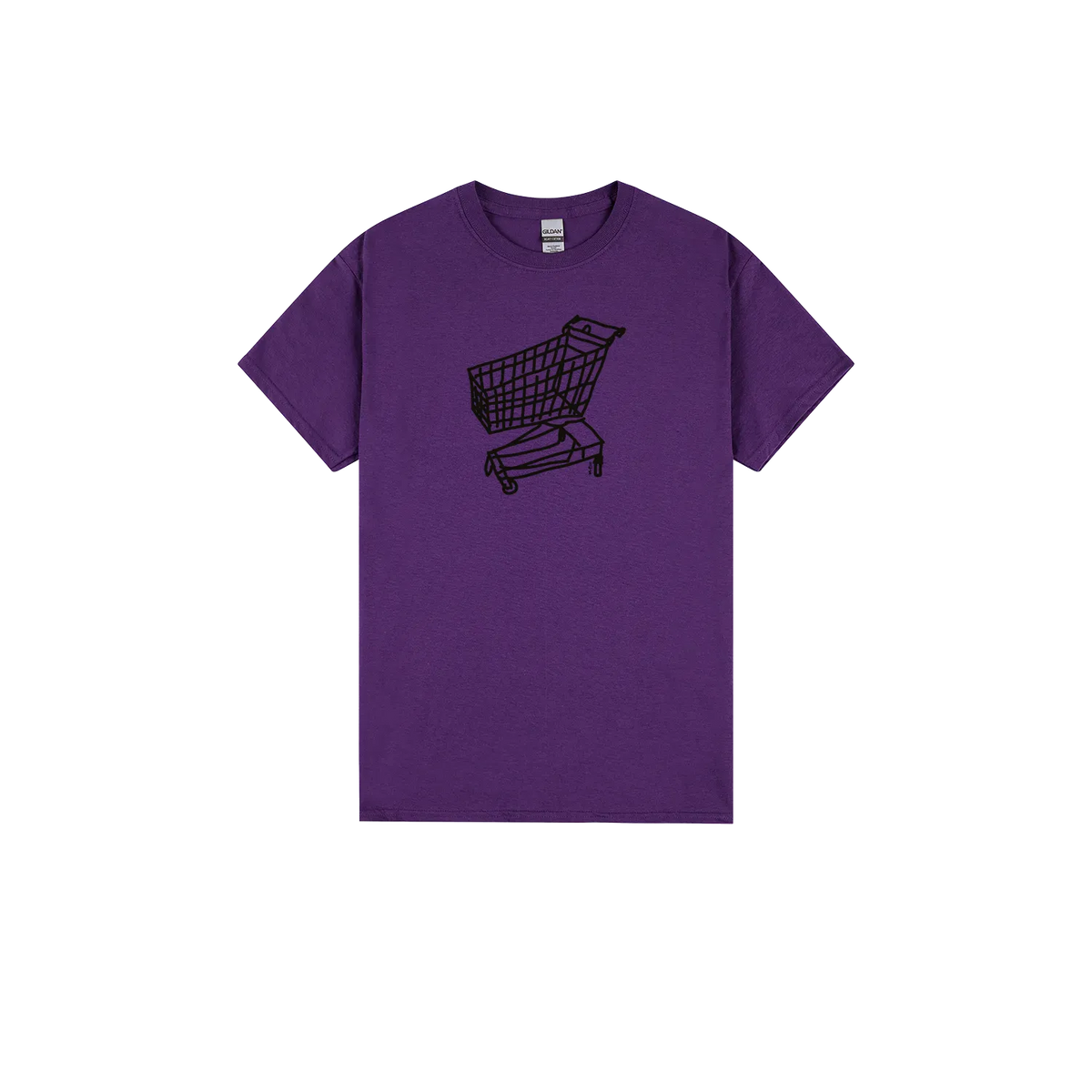 Purple front flat lay
