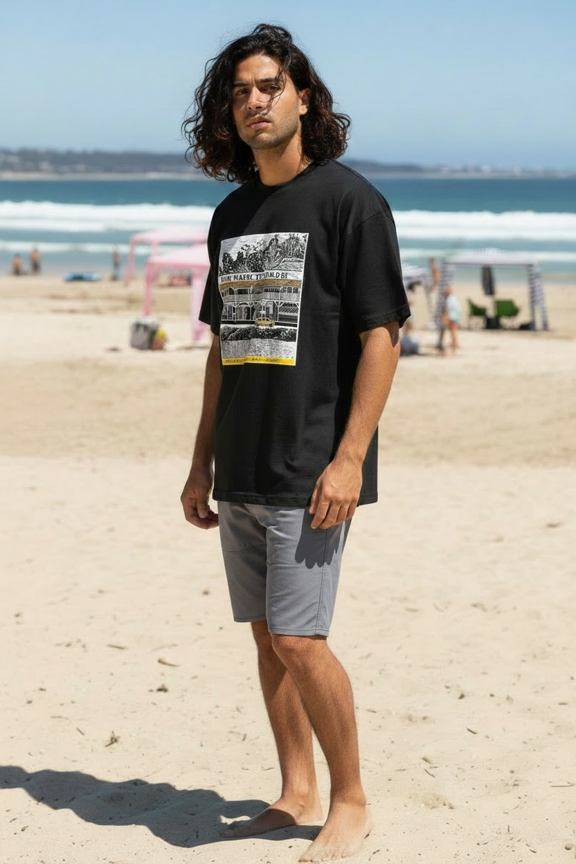 Mens- Rainbow Bay Surf Club - "From where it should be."
