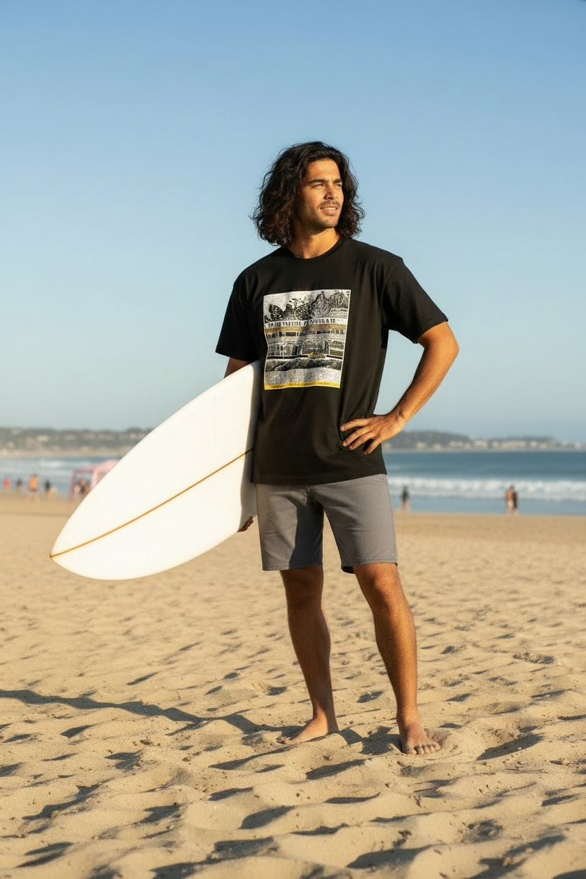 Mens- Rainbow Bay Surf Club - "From where it should be."
