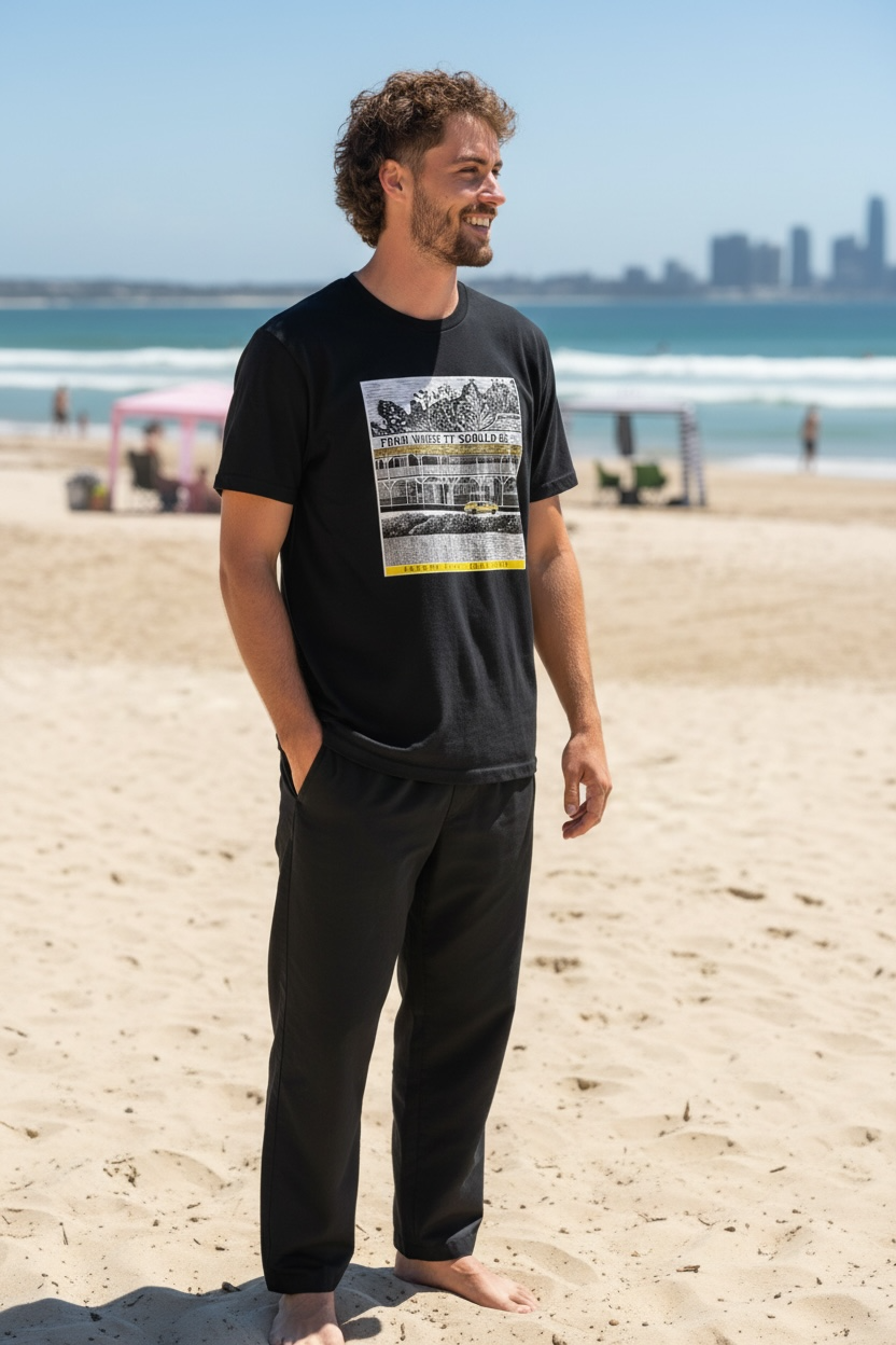 Mens- Rainbow Bay Surf Club - "From where it should be."
