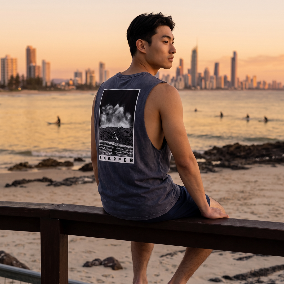 Snapper break- Mens- Stone Wash