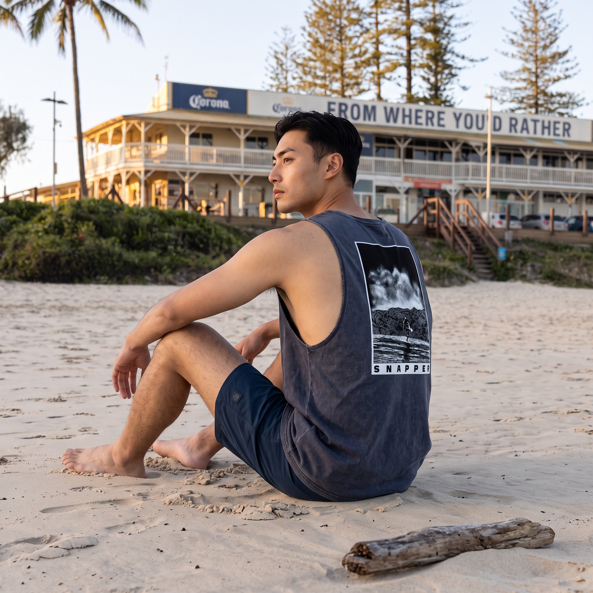 Snapper break- Mens- Stone Wash