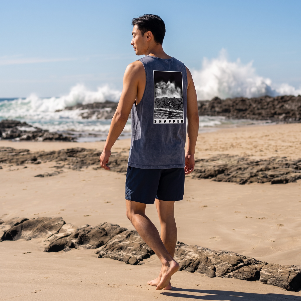 Snapper break- Mens- Stone Wash